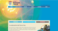 Desktop Screenshot of colegiowatsonycrick.com